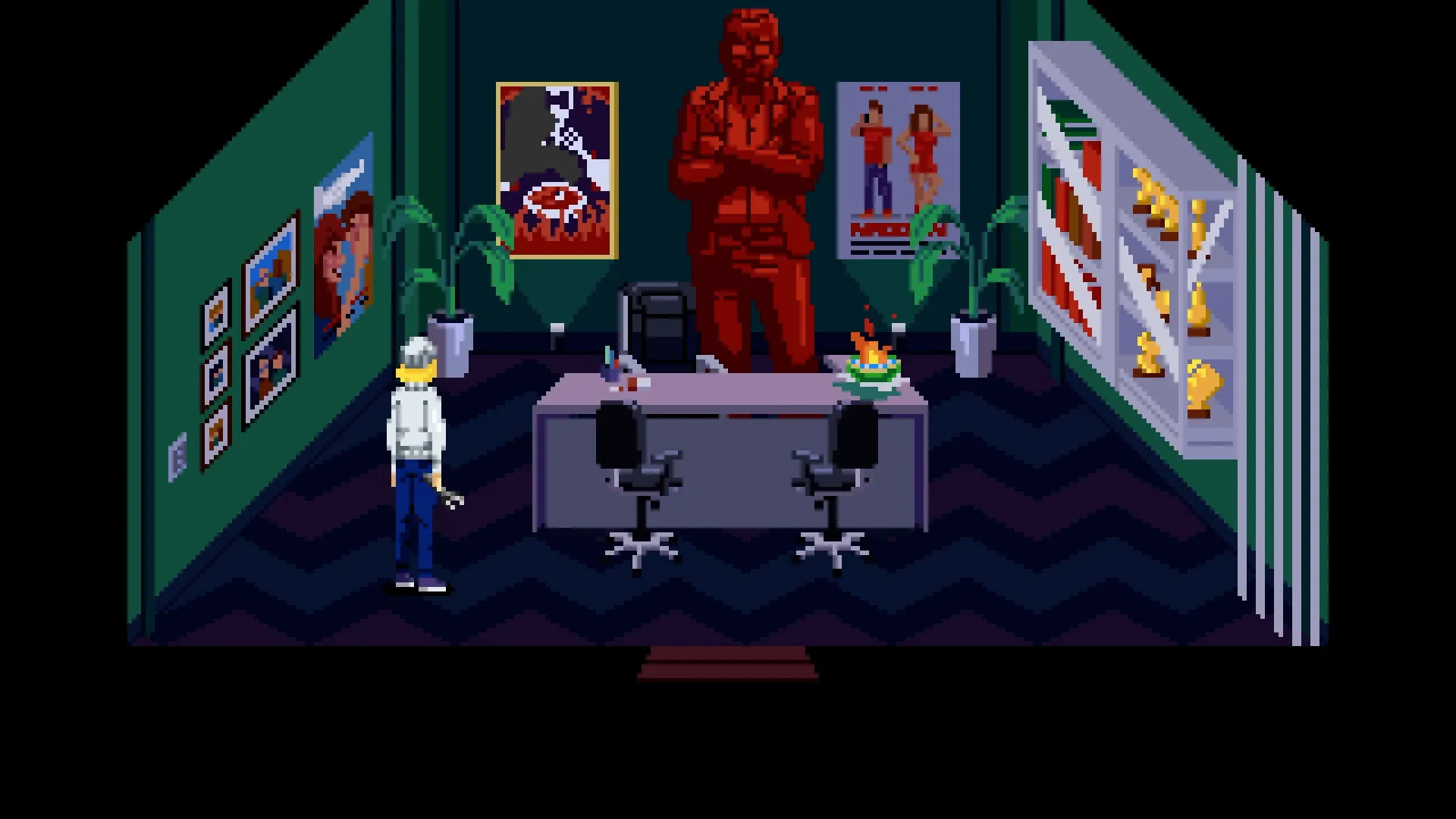 Official promotional view of the office in Tenebris Somnia